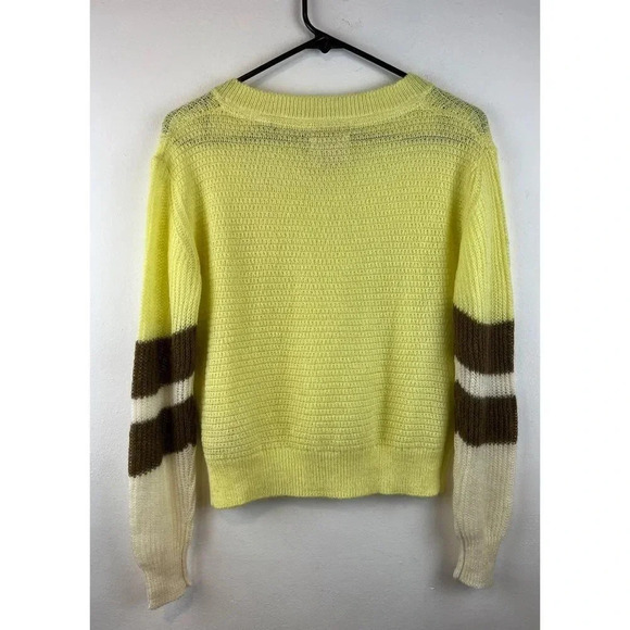 NWT Scotch & Soda Colorblock Sweater in Citrus Size S - Picture 6 of 14